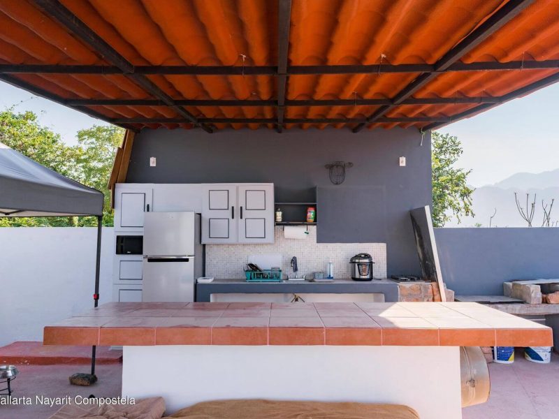 Barra de terraza casa la vista