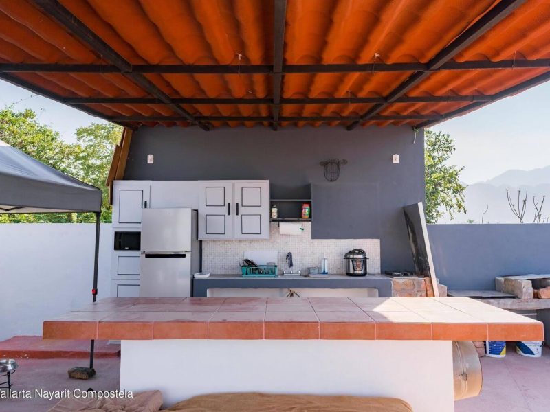 Barra de terraza casa la vista