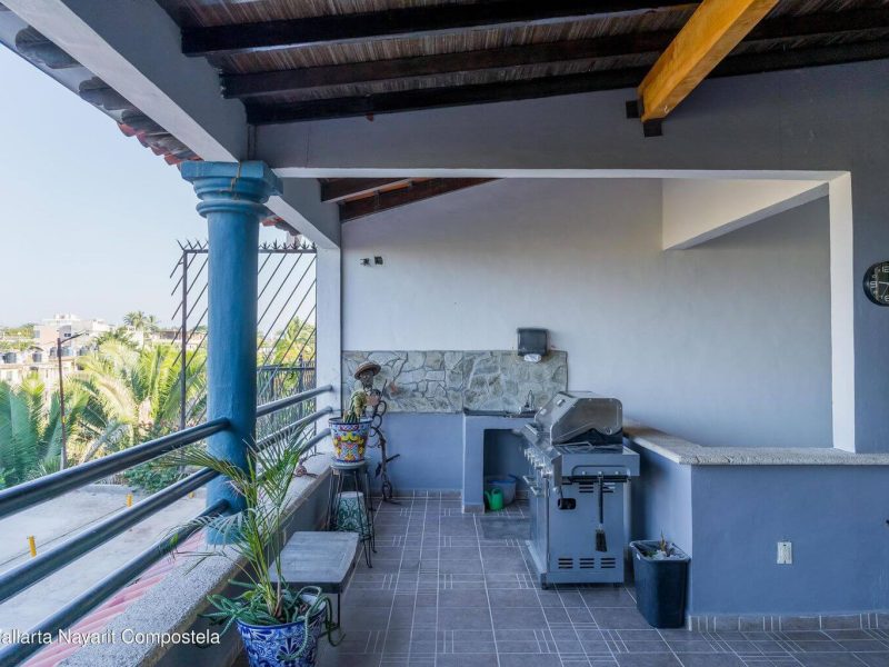 area de asado casa la vista