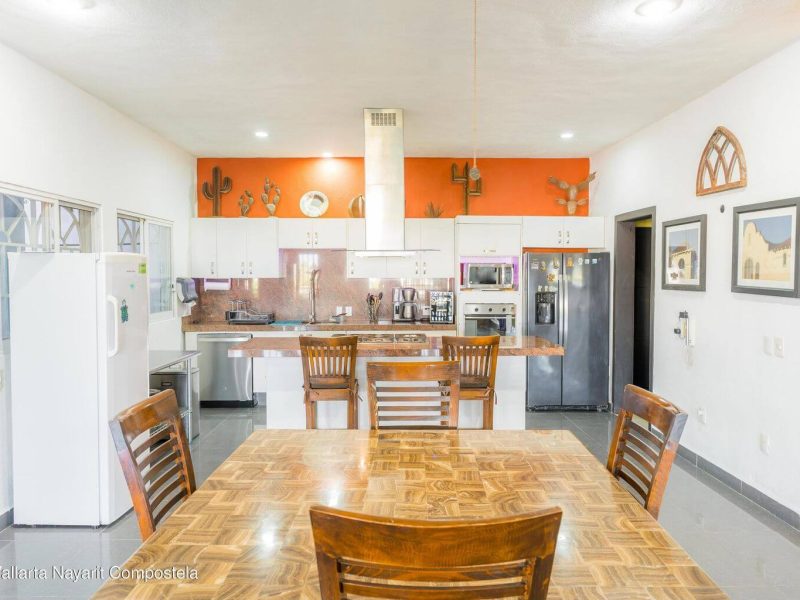 comedor y cocina casa la vista