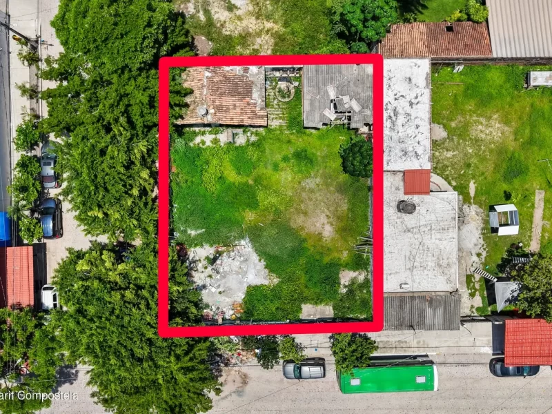 vista cenital TERRENO RÍO GRIJALVA