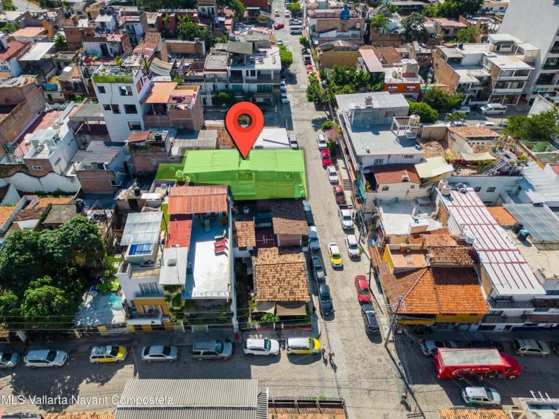 vista lateral aerea casa naranjo