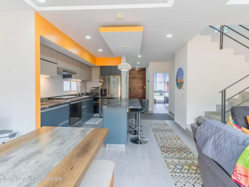 vista lateral cocina La fronda